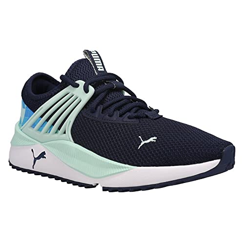 PUMA PUMA Women's Pacer Future Sneaker, Kaleidoscope Peacoat-Bay-Bleu Azur, 8.5