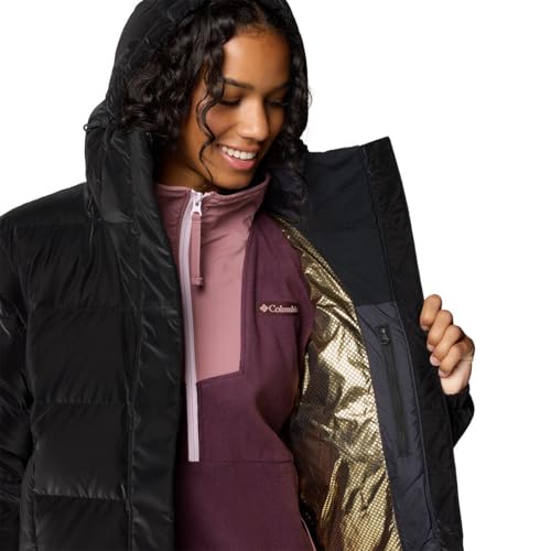 Columbia Bulo Point III Down Jacket - Women's, Black Velvet Sheen, M4