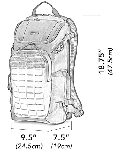 Mochila táctica Think Tank DarkLight 14L para cámara negra miniatura 2