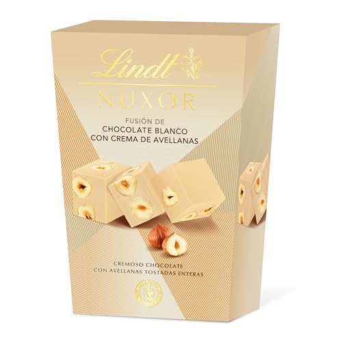 Lindt Nuxor bombones Chocolate Blanco con avellanas, bombones Lindt, bolsa de bombones, cremoso, crujiente, para… — oferta en Amazon
