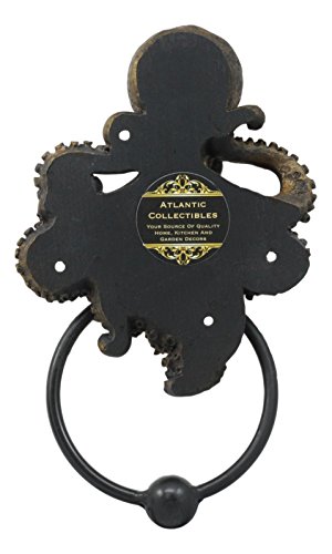 Pacific Trading 11601 Pacific Giftware Deep Ocean Creature Octopus Kraken Warrior Decorative Resin Door Knocker Figurine thumb #3