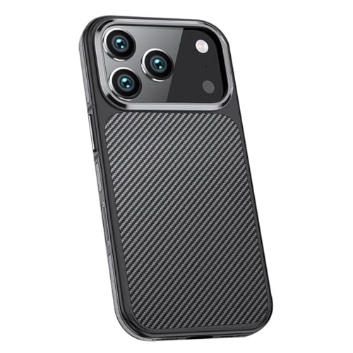 For IPhone 17 Pro / 17 Pro Max�p �}�O�l�b�g�P�[�X ? �{���J�[�{���t�@�C�o�[�� �ϏՌ��A�[�}�[�J�o�[�A�ɔ��V���R���N�b�V�����V�F��,17pro,Silver