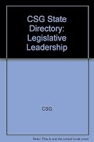 CSG State Directory: Legislative Leadership 087292890X Book Cover