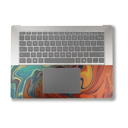 Image of Laptop Skin Compatible with Surface Laptop 7 15 inch (2024) - Lava Water - Premium 3M Vinyl Protective Wrap Decal Cover - Easy to Apply | Crafted in The USA by MightySkins