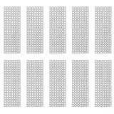 Lot de 10 tubes thermorétractables pour pêche à la carpe   Film anti morsure pour la protection des crevettes et crabes   Matériau PVC (M# 35 x 100 mm)