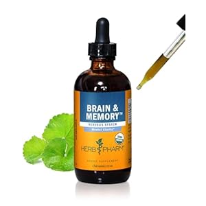 Herb Pharm Brain and Memory Liquid Herbal Formula with Ginkgo for Memory and Concentration, 4 Fl Oz