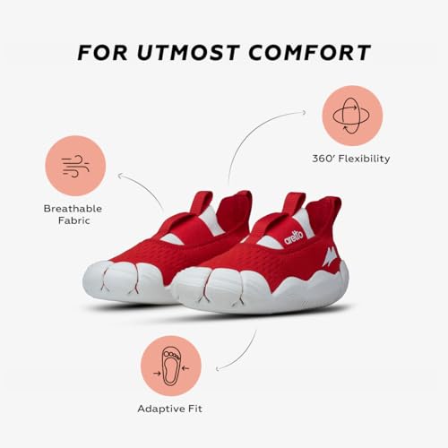 Image of ARETTO Expanding Kids Shoes | Everyday Wear Shoes | School Shoes | Party Shoes | Sports Shoes | Comfortable Shoes for Boys, Girls | Casual Shoes