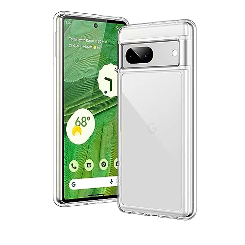 for Google Pixel 7a ケース クリア for Pixel 7a カバー TPU バンパーケース 薄型 耐衝撃 擦り傷防止 指紋防止 黄ばみ無し 柔らかい手触 り滑り止め ストラップホール付き for Google Pixel 7a 6.1