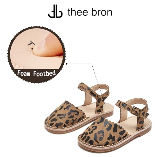 Image of THEE BRON Toddler Girls Espadrilles Sandals Hollow Out Rustic Dress Shoes