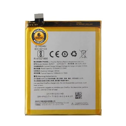 Image of Original BLP637 Battery for Oppo BLP637 Oneplus 5 / Oneplus 5T (3300mAh) Battery 6 Months Warranty****** (T115)