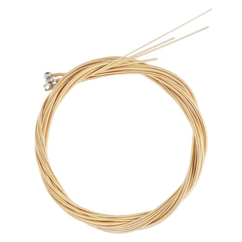 TOPPERFUN Professional Bass Strings Acoustic Bass String Set Neon Strong Materials Easy Replacement