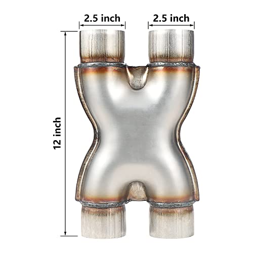 LCGP Universal 2.5-Inch Stainless Steel X-Pipe - Image 3