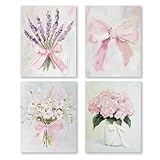 RLTXBUK 4 Pack Vintage Floral Cross Stitch Kits,...