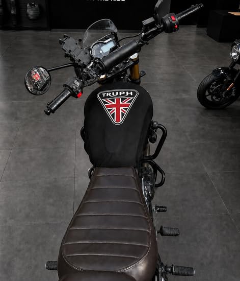 Image of Truph Universal Motorcycle Fuel Tank Cover Protector Pad Brown Waterproof