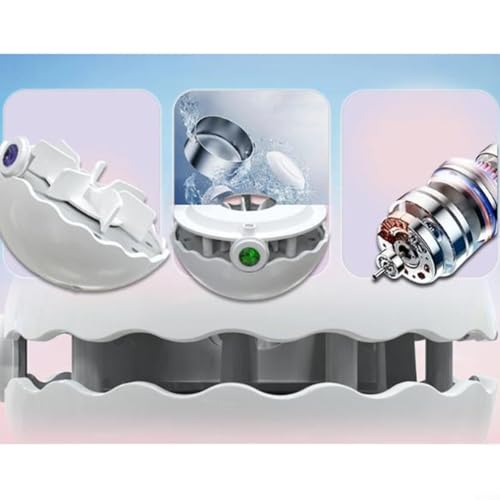 CWOQOCW Table Top Dishwasher Space-Saving Portable Dishwasher USB Charged Compact Dish Cleaner For Small Spaces Apartments Camping 21X20cm - Image 6