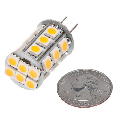 Hero-Led Btg6-24T-Cw Back Pin Tower Gy6.35 Low Voltage 12V Led Halogen Replacement Bulb, 3.5W, 30-35W Equal, Cool White 6000K, 5-Pack(Not Dimmable) #TOP3