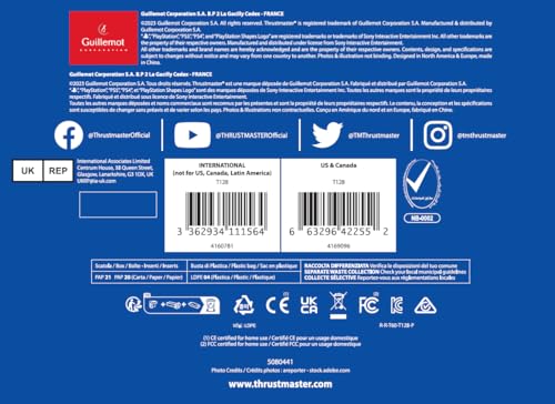 T128, Volante Force Feedback con Pedali Magnetici, PlayStation 5, PlayStation 4, PC - Controller - Immagine 8