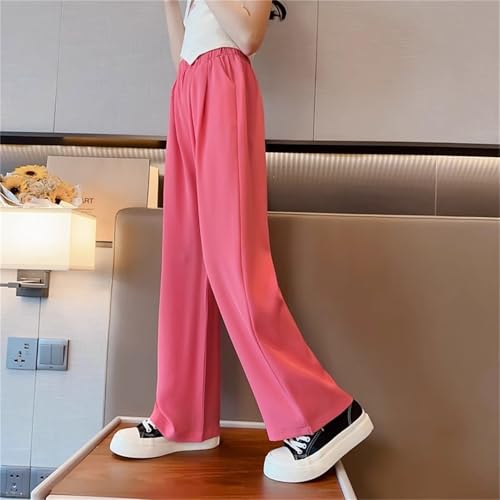 Teen Girls Wide Leg Dress Pants Soft Stretchy Baggy Sweatpants Tween Kids High Waist Casual Joggers Un𝐢form Pants4