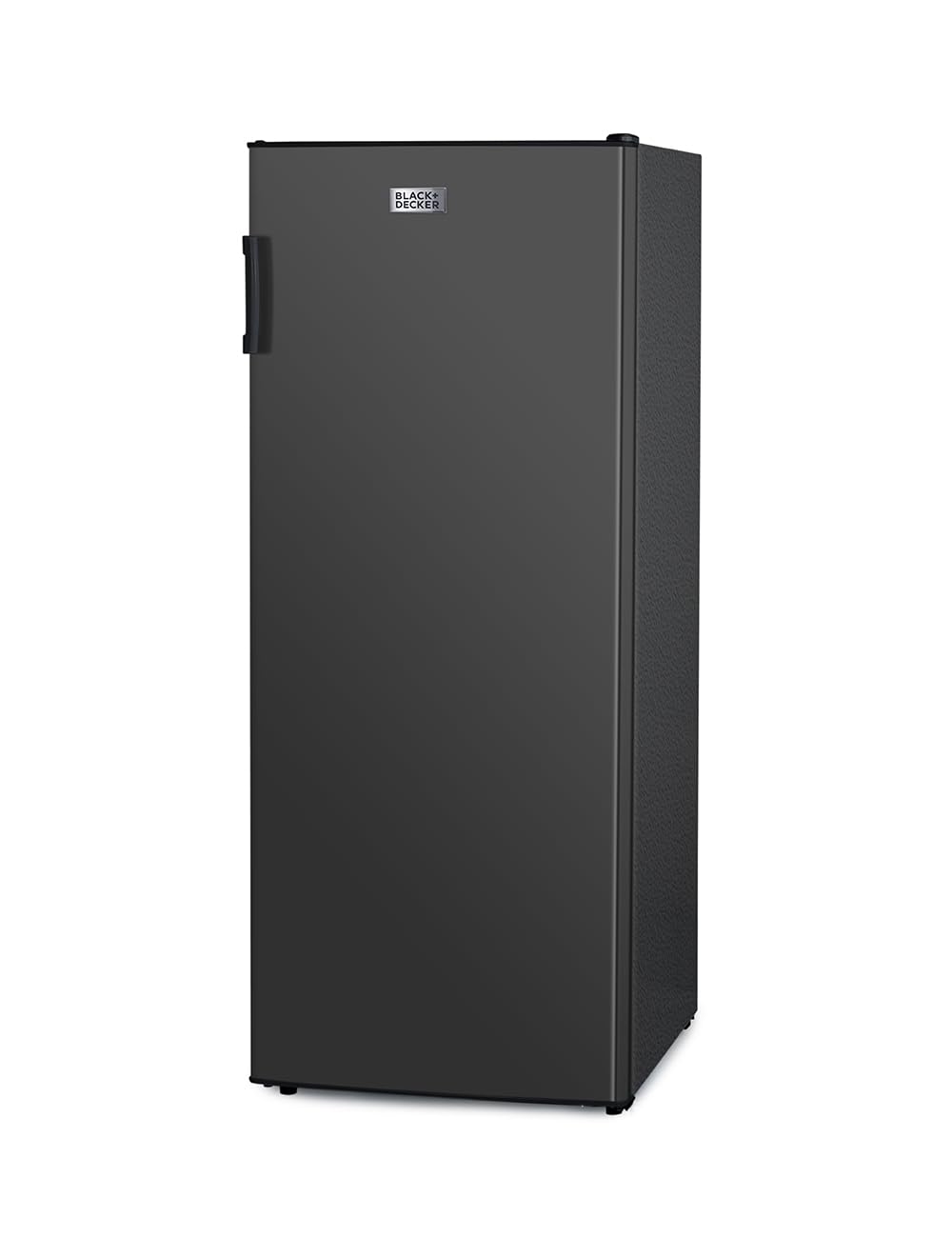 Congelador vertical BLACK DECKER de 8.5 pies cúbicos, con control mecánico de temperatura, 3 estantes y 4 compartimentos en la puerta, descongelación manual, refrigerante R600a, BUF850LB, color negro