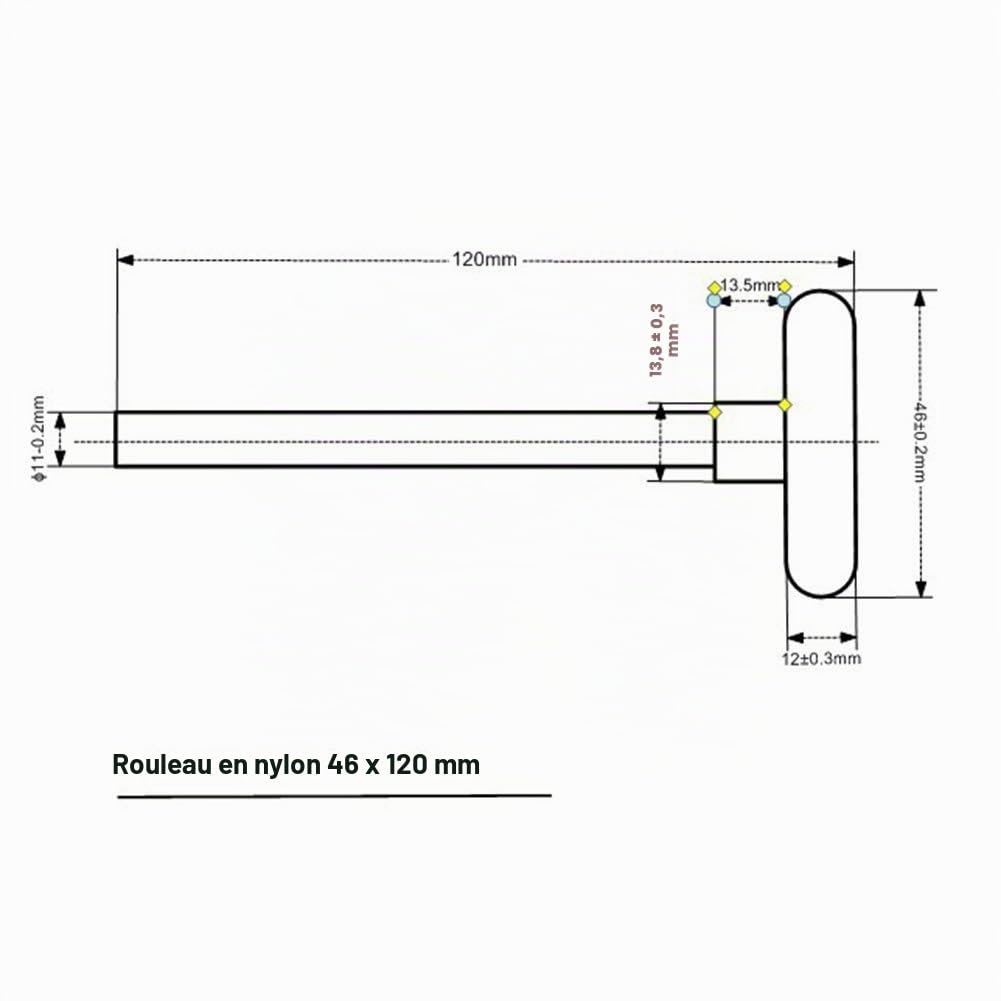 12 Pcs Roulettes de Porte de Garage Ruspela, Rouleau de Porte de Garage en Nylon à Roulement 6200ZZ pour Portes de Garage Résidentielles et Commerciales