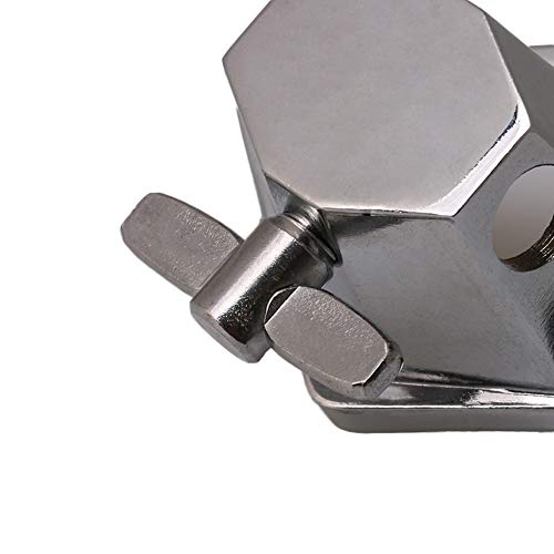 Lovermusic 2 Pieces Silver Floor Tom Leg Bracket Mount Replacement For Tom Drum Set Replacement #TOP3