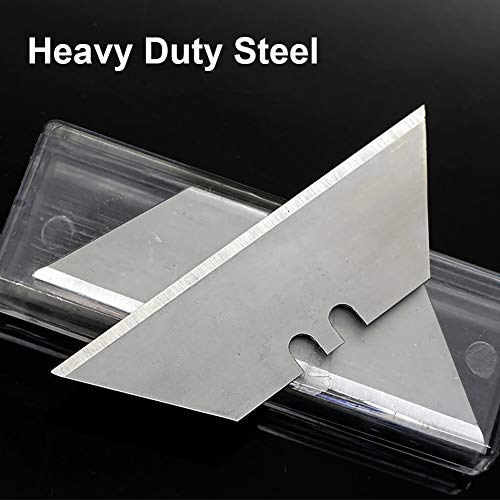 image for TCBWFY Utility Knife Replacement Blades Heavy Duty High Carbon Steel B