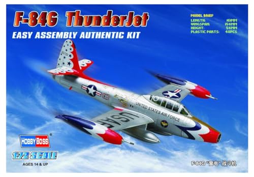 Hobbyboss 1:72 Schaal F-84G Thunderstreak Diecast Model Kit