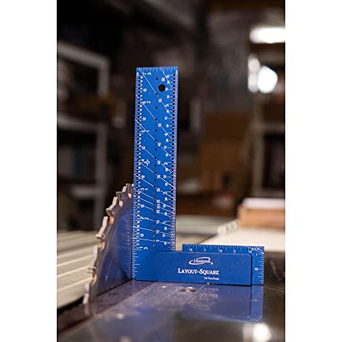 iGaging Layout Square Mark II Set of Two 7" & 12" w/Center Finder Bevel Gauge