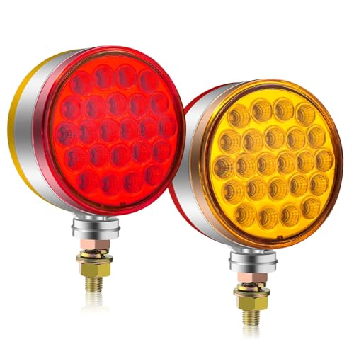 Luces marcador doble lado con señal de giro integradas de 48LED para guardabarros