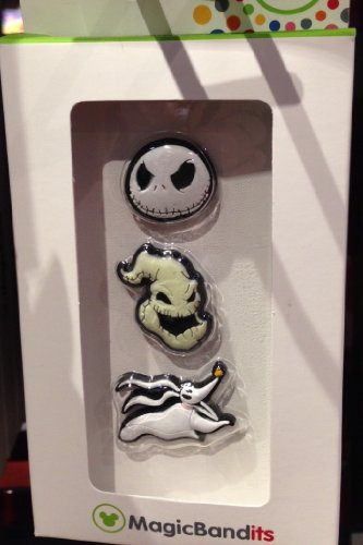 Disney Parks Nightmare Before Christmas Magic Band Bandits Set of 3 Charms