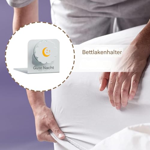 Support de drap-housse en L pour éviter le glissement des draps de lits et matelas