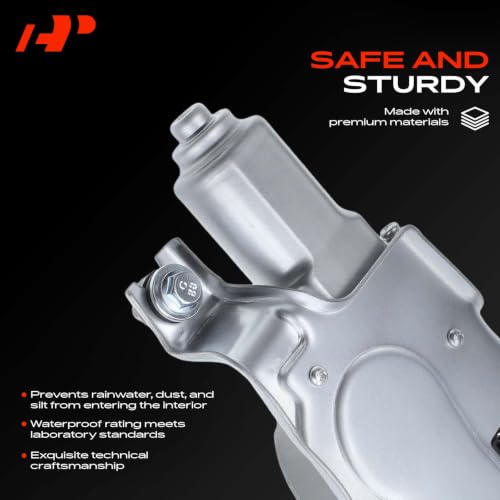 Image of A-Premium Rear Windshield Wiper Motor Compatible with Honda Odyssey 2011 2012 2013 2014 2015 2016, 3.5L, Mini Passenger Van, 3-Pin, Replace OE# 76700TK8A01