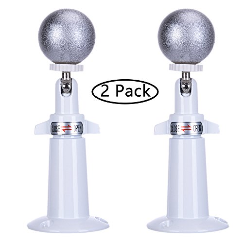 Haoyou Mount Mounting Bracket Adjustable Mount Outdoor Indoor Equipped with Safety Rope for Arlo Arlo Pro Arlo Pro 2 (2 Pack White)