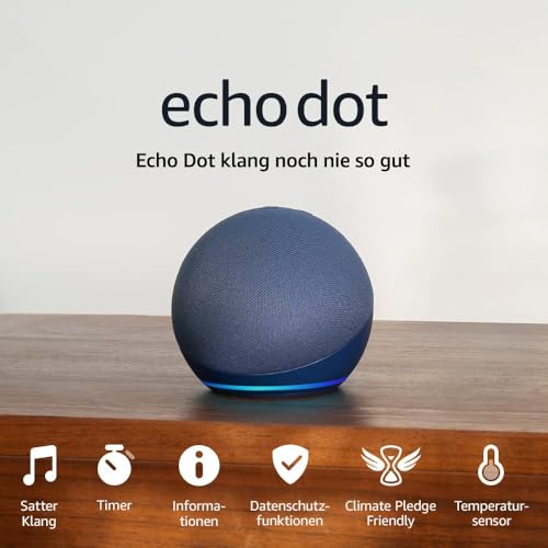 Echo Dot (Neueste Generation) | Smarter WLAN- und Bluetooth-Lauts...