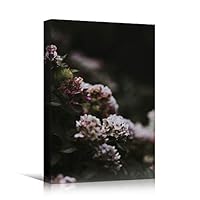 Canvas Wall Art Pink Fields Bohemian Colorful Floral Group Multicolor Photography - 12x18 inches
