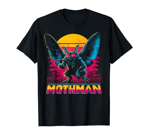Mothman Cryptozoology Cryptid Vaporwave ���w ���g�� T�V���c