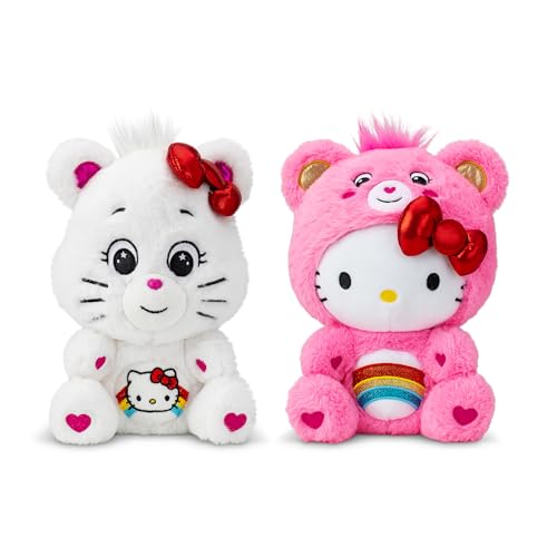 Care Bears 22715 Hello Kitty Loves Cheer Bear 10 Inch Collectible Plush 2-Pack thumb #1