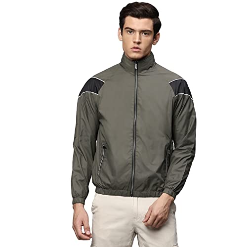 Veste en polyester coupe droite Dennis Lingo bleu ciel pour homme