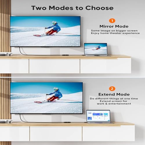 Image of PremiumAV HDMI to DVI Adapter (24+1) Bi-Directional - HDMI Male to DVI-D Female Converter, 1080p Full HD, Gold-Plated, Plug & Play for PC, Laptop, TV, Monitor, Graphics Card, Projector