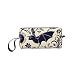 Jessent Coin Pouch Bat Pen Holder Clutch Wristlet Wallets Purse Portable Storage Case Cosmetic Bags Zipper