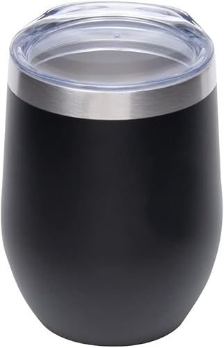 Copo Térmico de Aço Inoxidável Parede Dupla Branco 350ml, Ideal para Manter A Temperaturas de Bebida