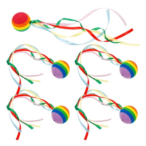Bolas para antena de coche: localiza tu vehículo rápido gracias al alegre diseño de arcoíris.