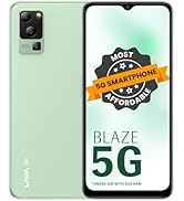 Lava Blaze 5G (Glass Green, 6GB RAM, UFS 2.2 128GB Storage) | 5G Ready | 50MP AI Triple Camera | ...