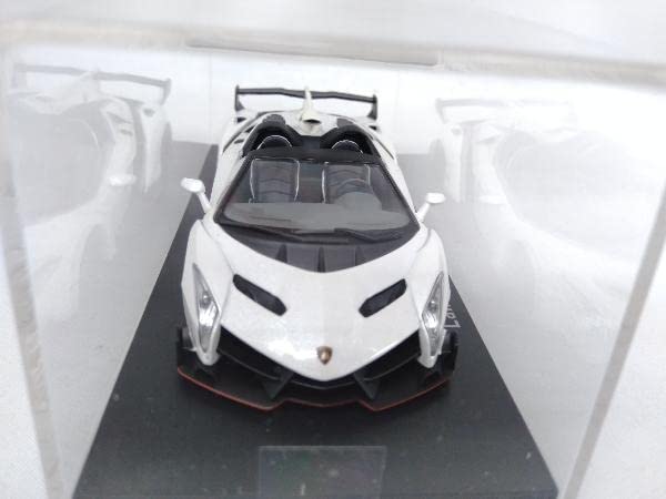 Amazon | KYOSHO 1/43 Lamborghini Veneno Road Ster White/Red Line