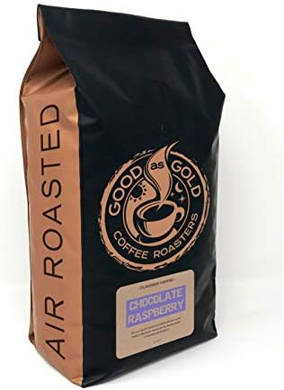 Chocolate Raspberry Coffee Beans, Flavored Coffee, Whole Bean, 5 Pound Bag – Good As Gold Coffee Roasters
