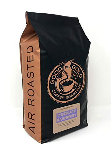 Chocolate Raspberry Coffee Beans, Flavored Coffee, Whole Bean, 5 Pound Bag – Good As Gold Coffee Roasters #TOP1