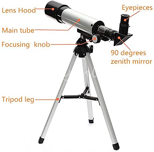 Telescopio Astronómico Profesional Monocular con Trípode Refractor Zoom miniatura 4