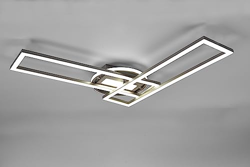 Reality Leuchten Plafoniera Led Twister, Girevole, Remote, Nichel - 7