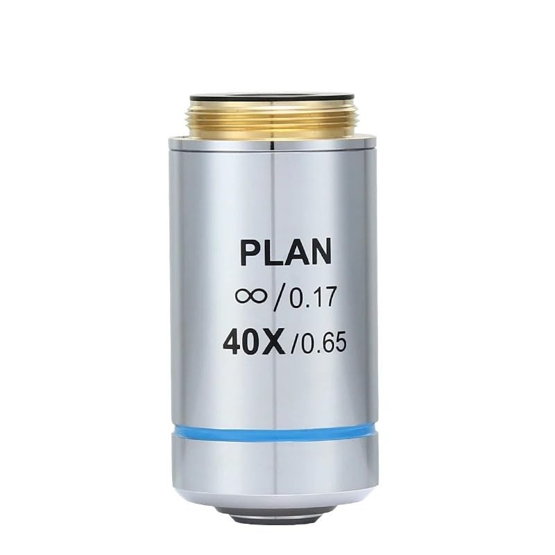 4X 10X 20X 40X 100X Infinity Plane Objective 195 Achromatic Objective for Microscope CX21 CX31 CX41 Series(Infinity 40X)