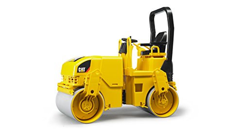 Bruder 02434 Toys - Construction Realistic Cat Asphalt Drum Compactor Vehicle thumb #1